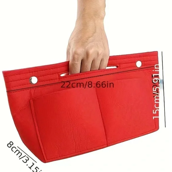 BLACK HANDBAG ORGANIZER - Complete with Multiple Pockets! - Picture 3 of 4